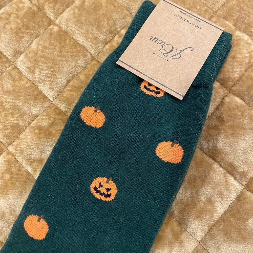 J.CREW PUMPKIN socks🎃 unisex but listed under men's- FUN FOR FALL!
